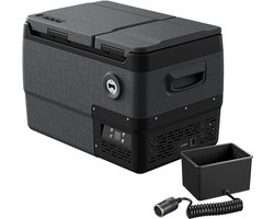 YOLCO DX30 Space Grey - Compressor Koelbox - 30 Liter - Dual Zone Koelen en Vriezen - 12V 24V 230V