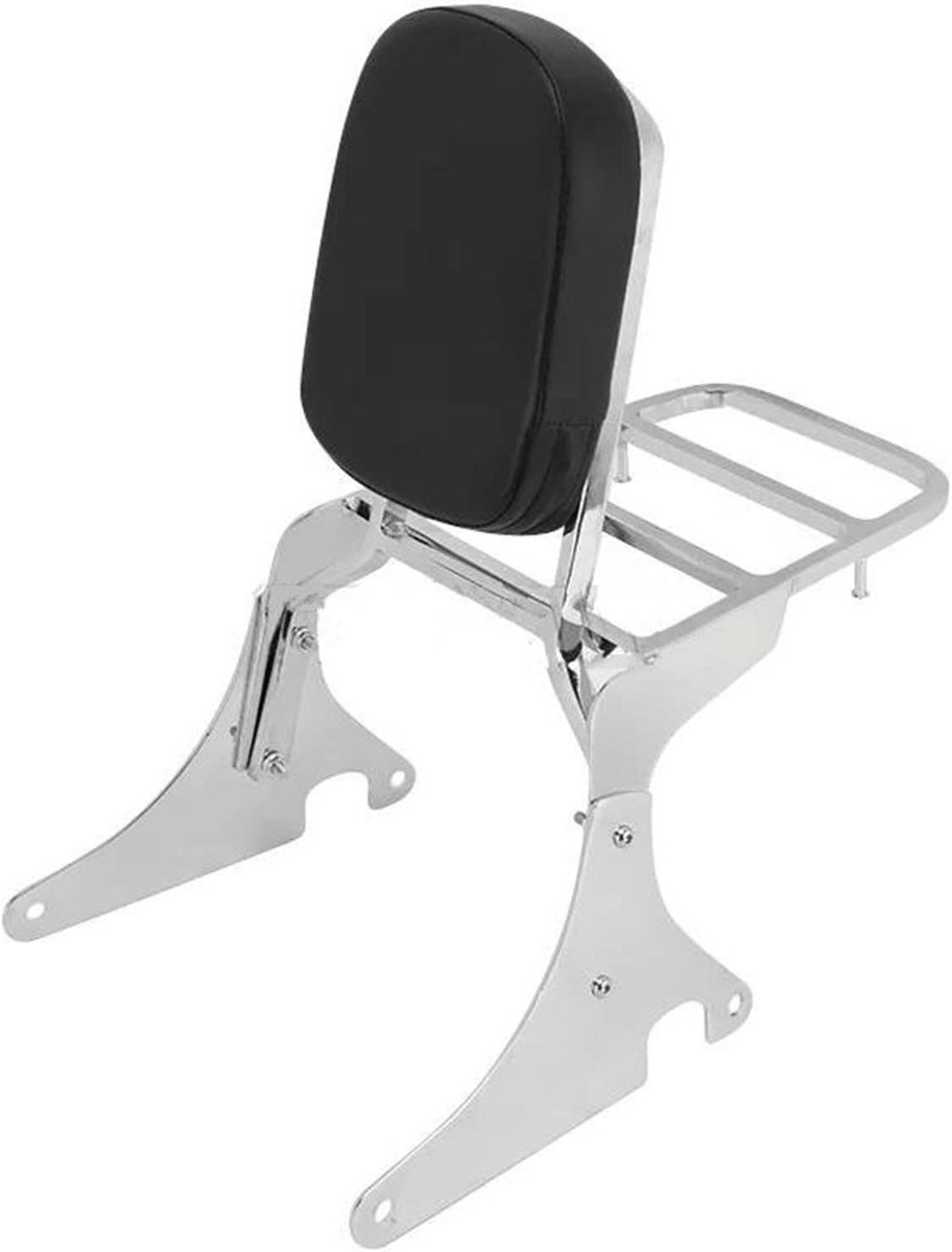 Motorfiets Rugleuning - Passagierskussen Bagagedrager - Comfortabel Rijden - Geïntegreerd Bagagerek - Niet gespecificeerd - Zwart