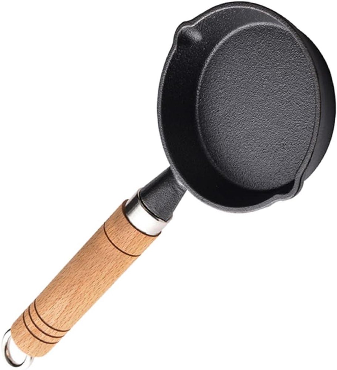 Mini Koekenpan - Omelet Pan - Ontbijt Maken - Antiaanbaklaag - 33X16X3CM - Zwart