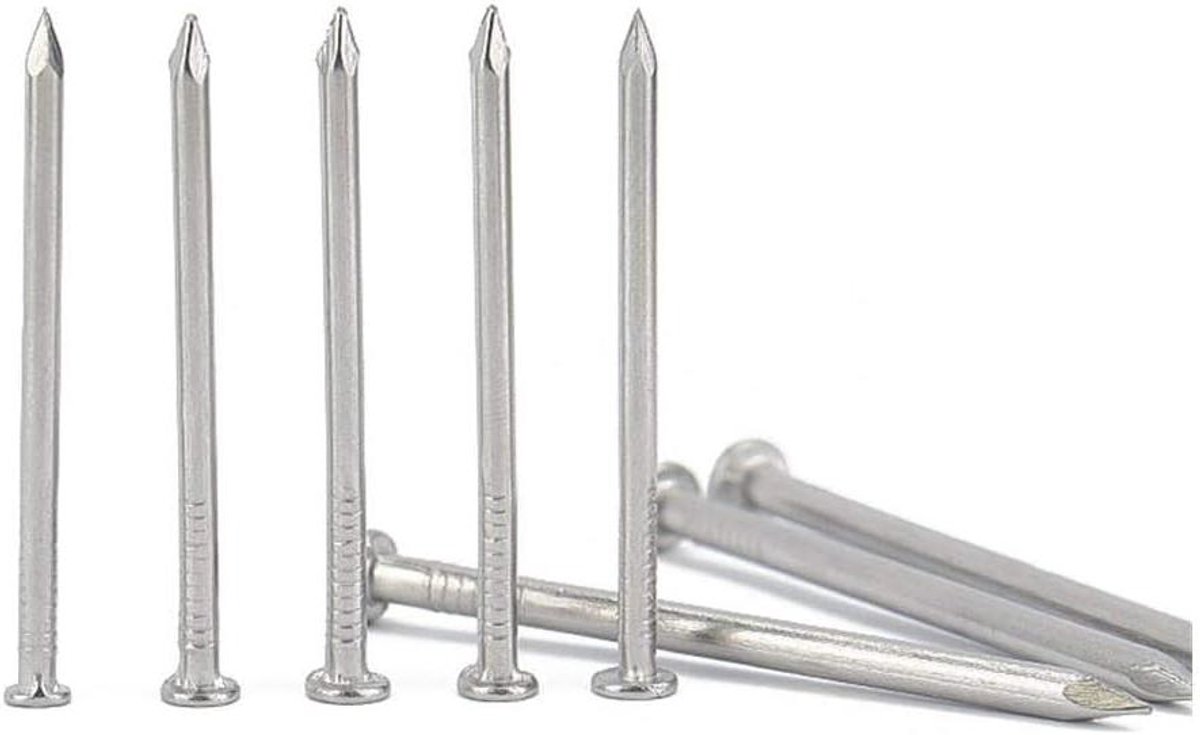 Stalen Spijkers - Paneelpinnen Houtbewerking - Meubels Repareren - Ronde Kop - 0.6-6 Inch - Staal