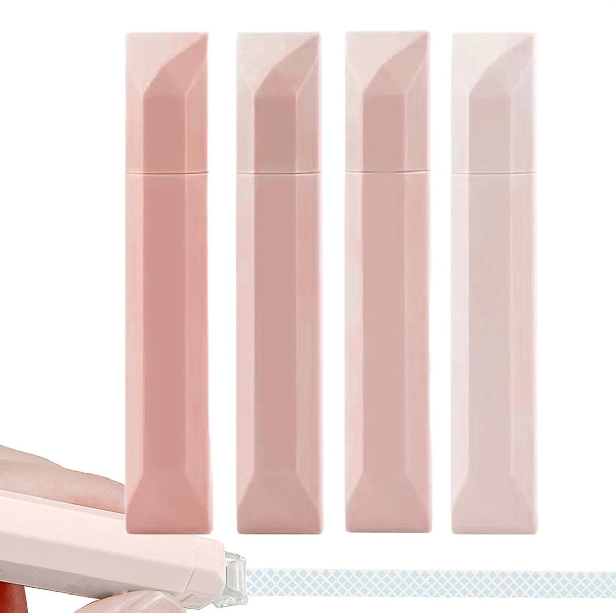 Plakboek Tape Roller - Lijmtape Dispenser - Scrapbooking Maken - Residuvrije Lijm - 4 Stuks - Niet gespecificeerd
