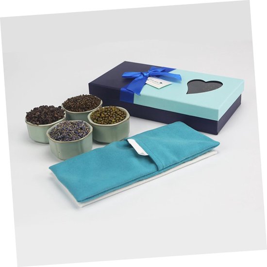 Lavendel Oogkussen - Yoga Oogmasker - Ontspanning Thuis - Met Lavendel en Cassia - 21 x 10 x 1 cm — afbeelding 2