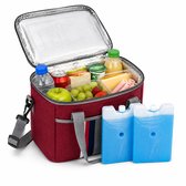 Eurocatch Koeltas 35x26x30 cm - Inclusief 2 Coolpacks - XL Geïsoleerde Coolbag - 600D Oxford
