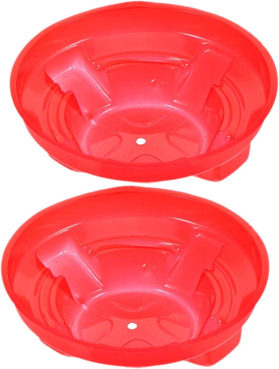 Rookmelder Beschermhoes - Detector Kap - Bescherming Tegen Stof - Voorkomt Schade - 11 cm - Rood