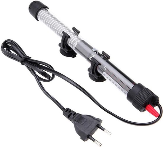 Aquarium Heater - Verwarmingsstaaf Aquarium - Water Temperatuur - Explosieveilig Glas - 50 Watt - Zwart