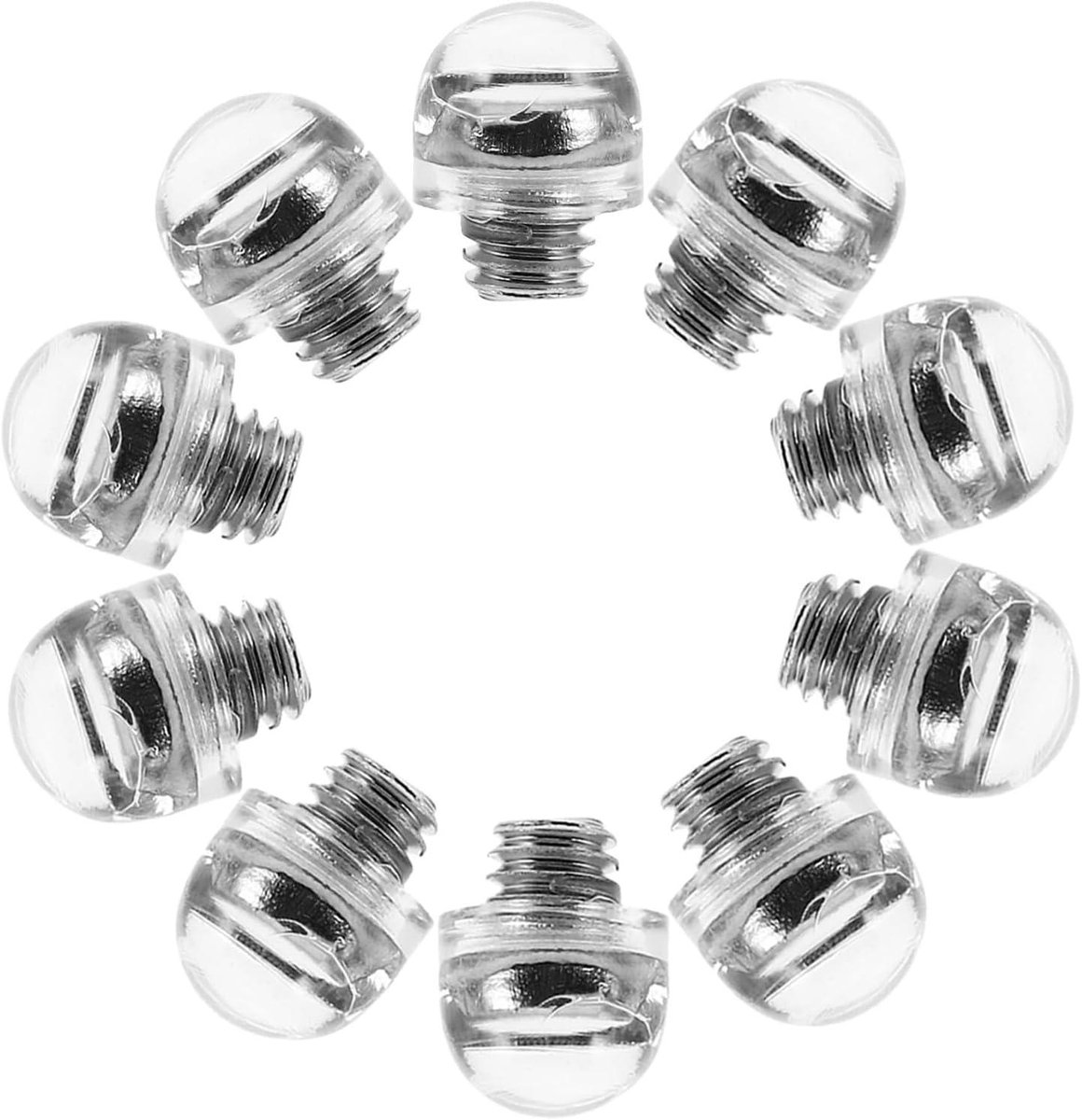 Haarschaar Bumpers - Schaardempers Geluiddempers - Kapperswerk - Schokabsorptie - 25 stuks - Transparant