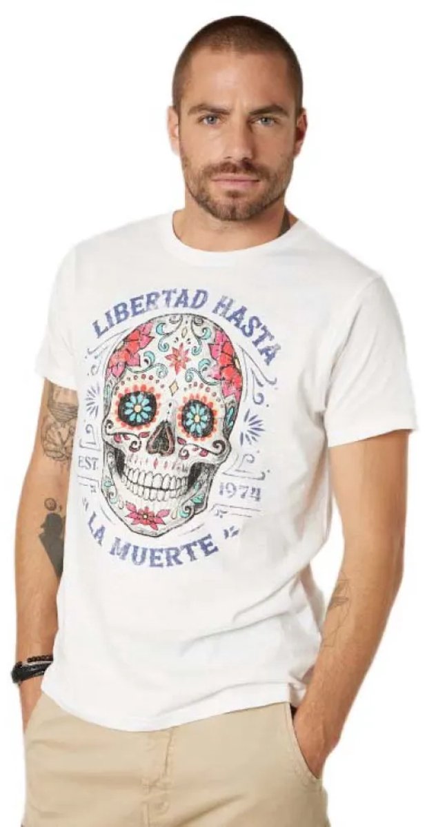 Deeluxe Craneo T-shirt Met Korte Mouwen Wit L Man