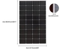 Zonnepaneel - Zonnepanelen - Monokristallijn - 200W - Waterdicht IP65 - Voor Balkon, Camper & Off-grid Systeem - Breed Inzetbaar