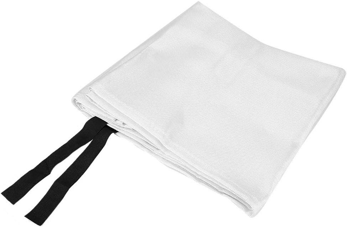 Noodbranddeken Glasvezel - Branddeken Vlamvertragend - Brandveiligheid Thuis - CE EN-1869:1997 Gecertificeerd - 1m x 1m - Wit