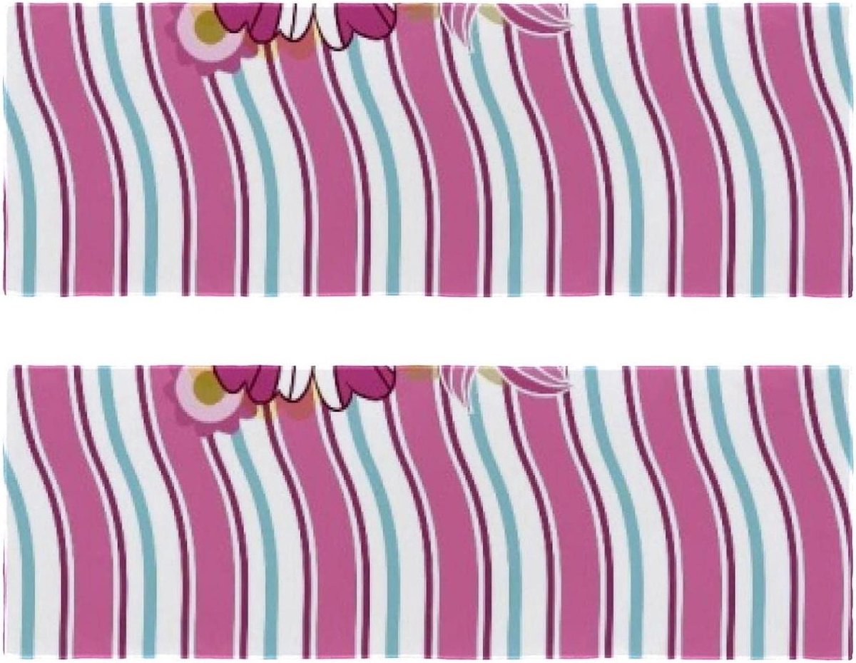Microvezel Sporthanddoeken - Sneldrogende Handdoeken - Sporten en Reizen - Super Absorberend - 29.5 x 81.5 cm - Veelkleurig