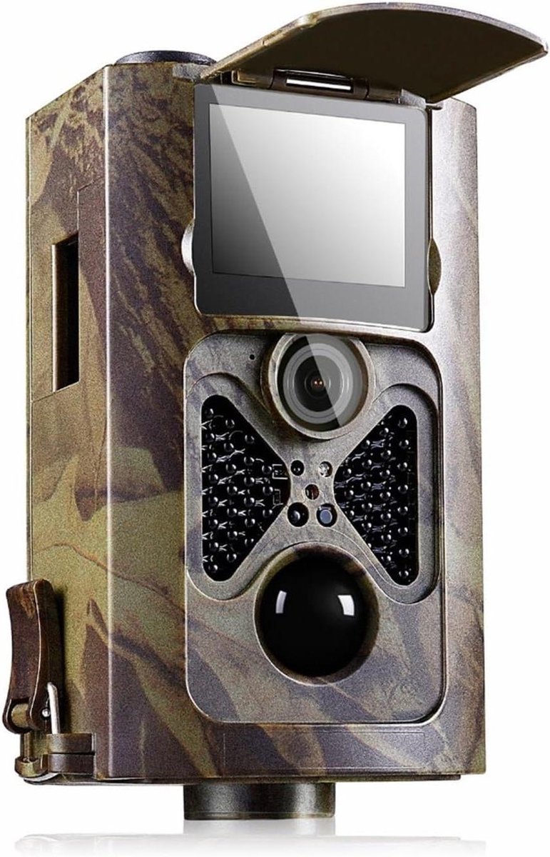 Wildcamera - Trail Camera Bos - Natuur Observatie - 16MP 1080P - 40 Infraroodleds - One Color
