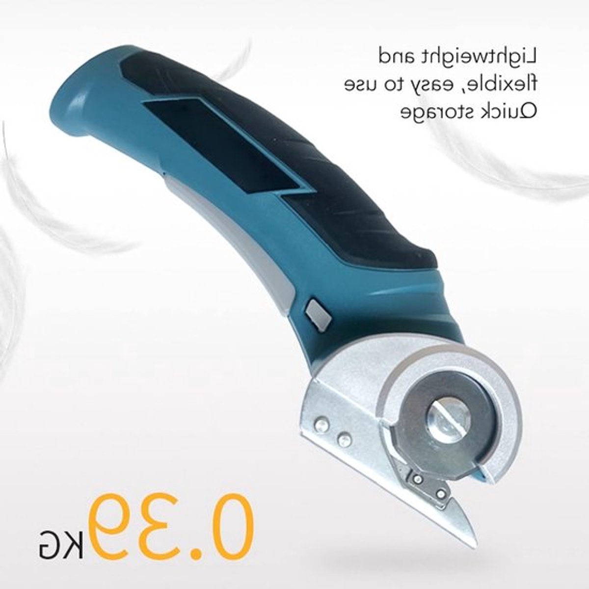 Draadloze Elektrische Scharen voor Katoen, Vilt en Karton - Krachtig Snijgereedschap met Opbergzak voor Stof en Tapijt