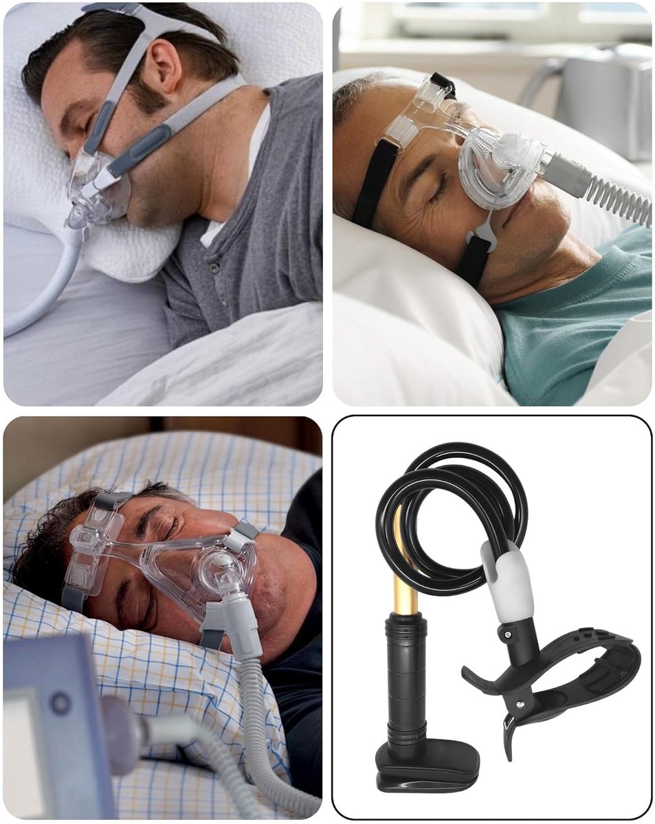 SnelShoppen - CPAP Slanghouder Pendant - Draagbare 360° CPAP Slang Lift en Aluminium Slangondersteuning voor Slaapapneu Therapie Thuis en Op Reis voor