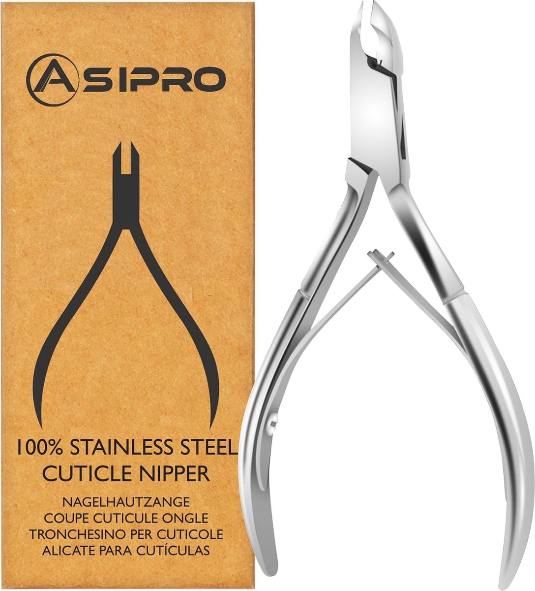 Nagelriem Knipper - Zilver - Professionele Nagelriemtang van Roestvrij Staal - Voor Vingers en Tenen