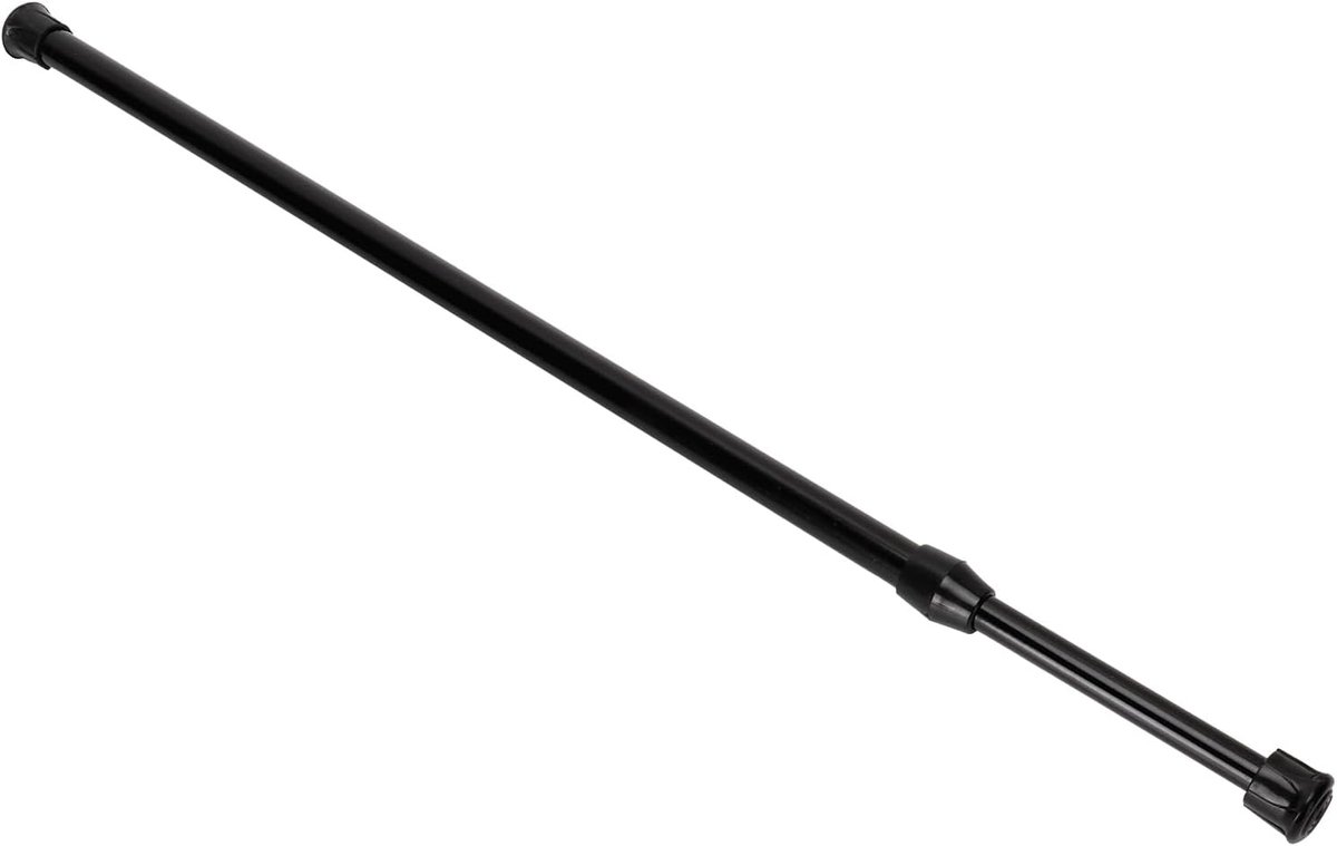 SnelShoppen - Verstelbare Spanningstang Zwart Duurzaam Telescoop (40-70 Diameter 1.2 cm, Dun Rood) voor Gordijnen, Makkelijk Te Installeren, Ideaal Vo