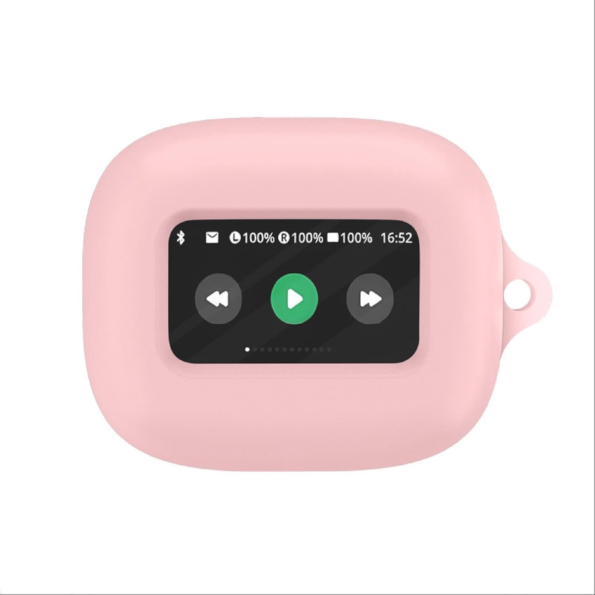 SnelShoppen - Ultra Dunne Siliconen Hoes voor JBL Live Flex 3/Live Beam 3, Antivallen, Antivingerafdruk, Roze, Slim Fit, Beschermcase voor Dagelijks G