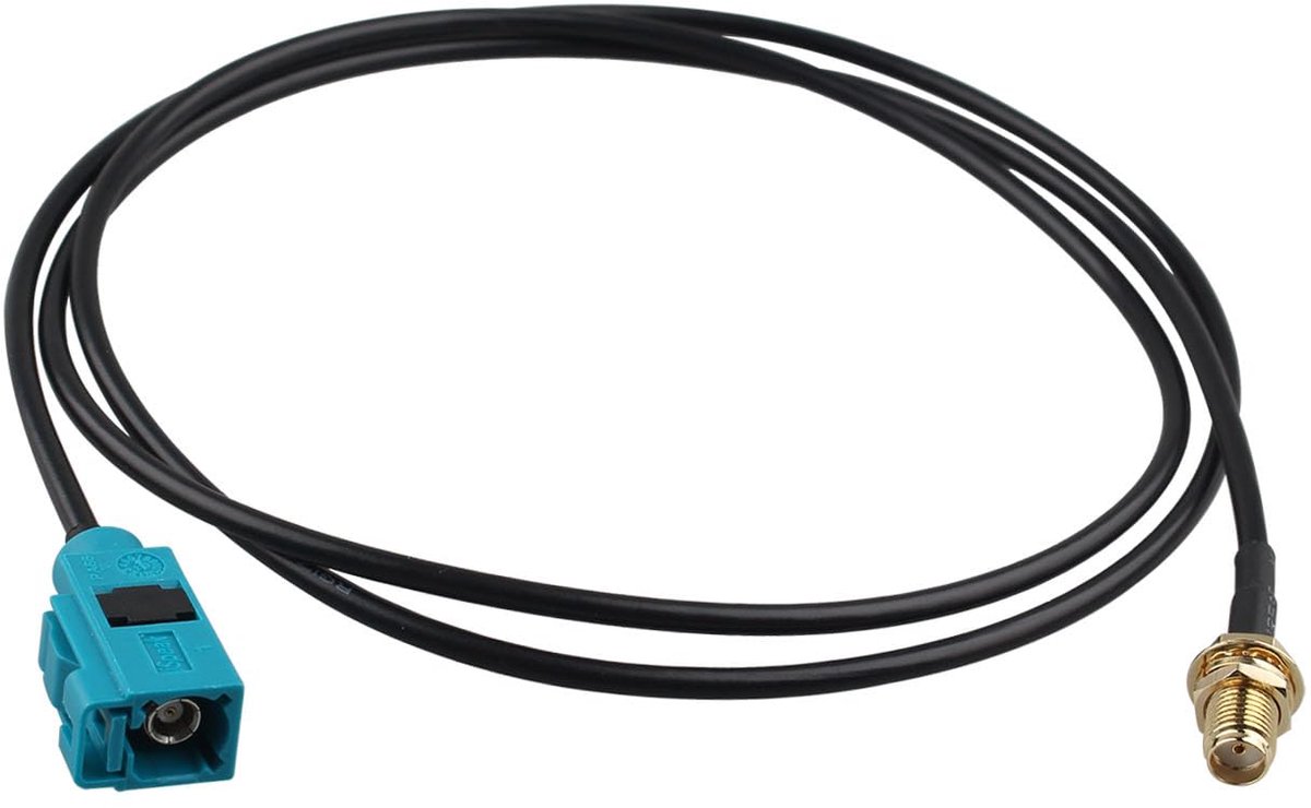 SnelShoppen - Fakra Z Vrouwelijk naar SMA Vrouwelijk Voertuig Antenne Adapter Kabel RG174 1m voor Auto Stereo Android Hoofdeenheid GPS Navigatie FM AM