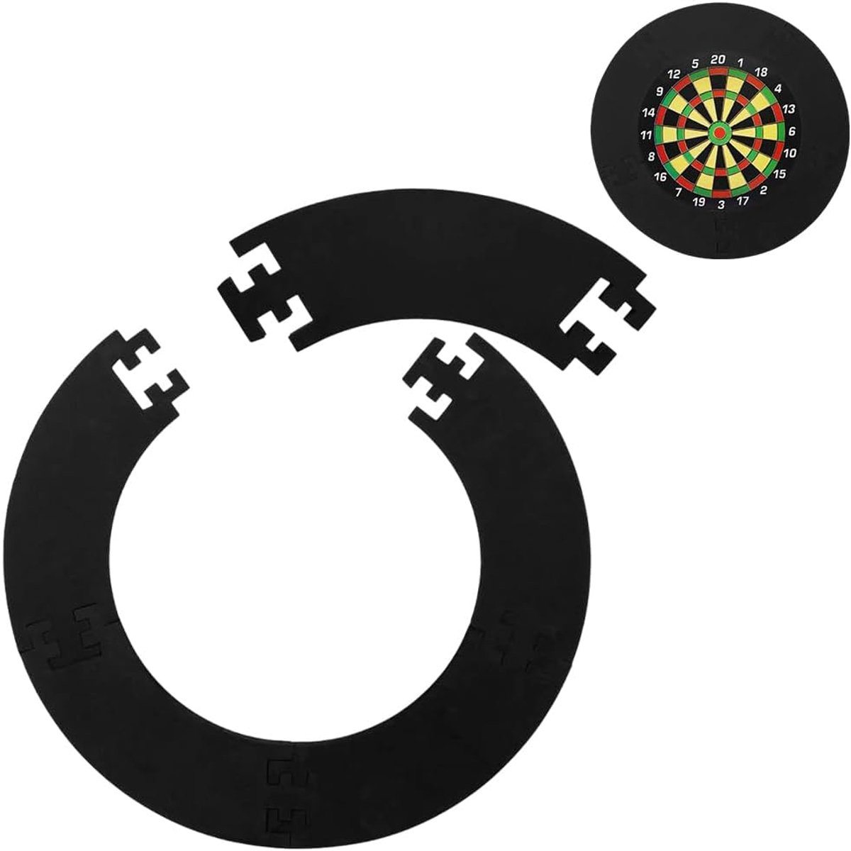 SnelShoppen - Surround Dartbord Beschermring - Dartbord Beschermring voor Dartbescherming - Catchring Dartbord Achterwand - Dartbord Accessoires voor