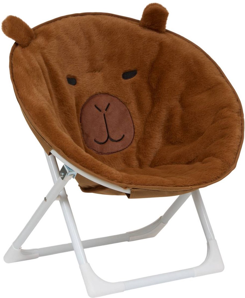 Fauteuil enfant Faltem pliable H.50cm marron