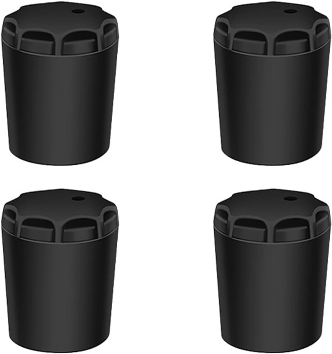 SnelShoppen - Universele Vissengereedschap Eindkap - Siliconen Beschermhoes voor Hengels - 4 Stuks - Vissers Accessoire voor Veilig Opbergen en Gebrui