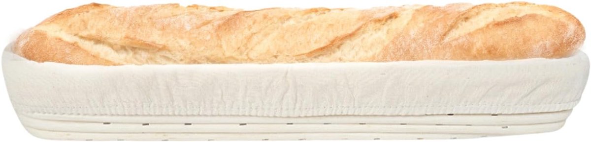 Rijsmand Brood - Broodmand Rijs - Brood Bakken - Natuurlijk Rotan Vlechtwerk - 43x9x5.5cm - Niet gespecificeerd