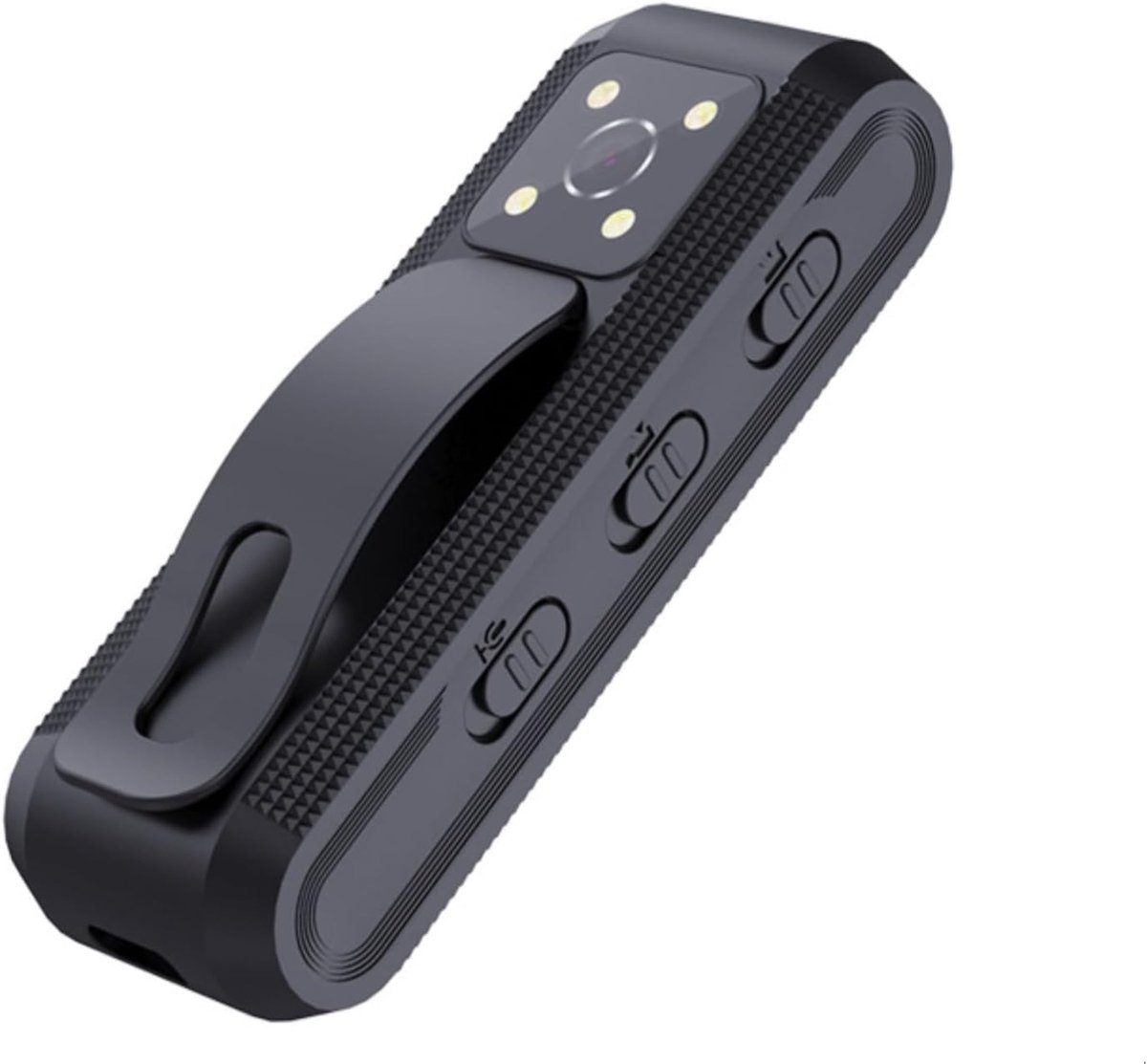 Bodycamera met audio- en Video -opname, HD 1080p Body Cam met Auto Night Vision, Motion Detection, Personal Camcorder Sport Action Camera for Outdoors Activiteiten