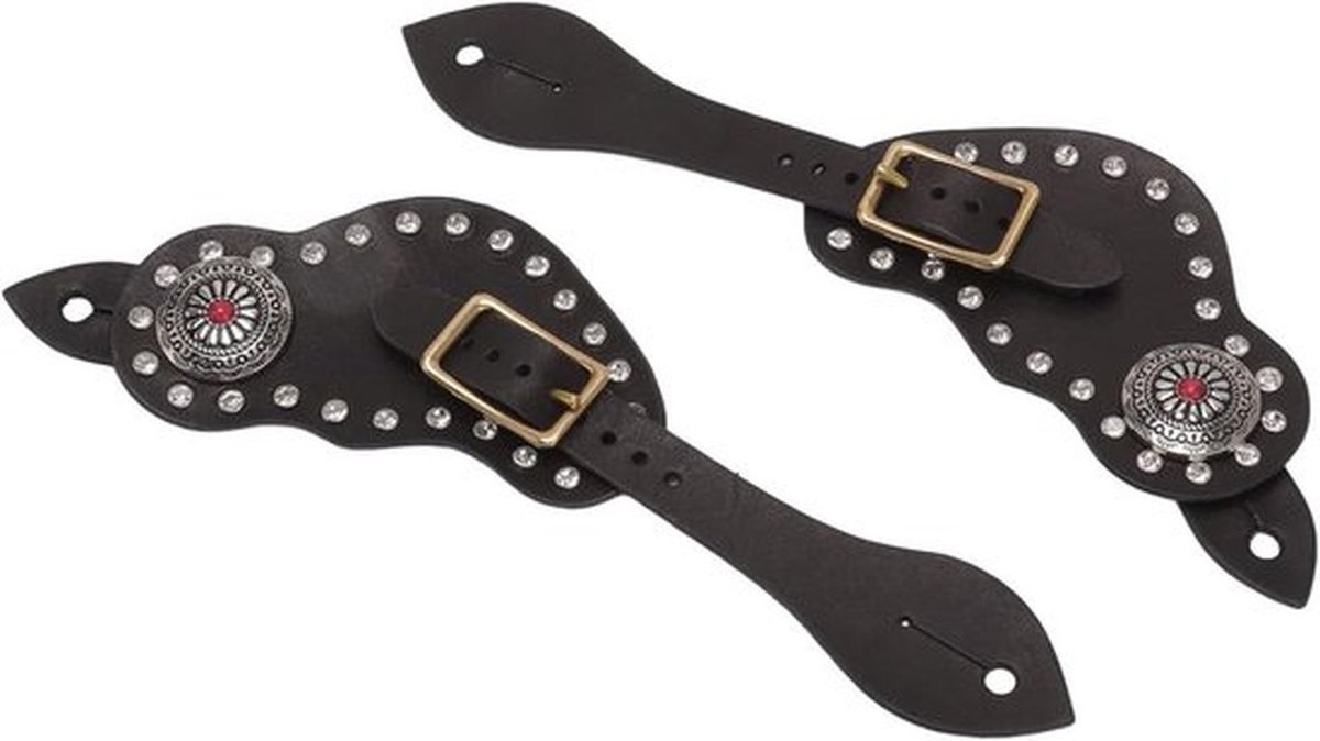 Zwart Western Riem voor Paardrijden, Verstelbare Vintage Stijl, Beschermende Accessoires voor Ruiters, Duurzaam en Comfortabel