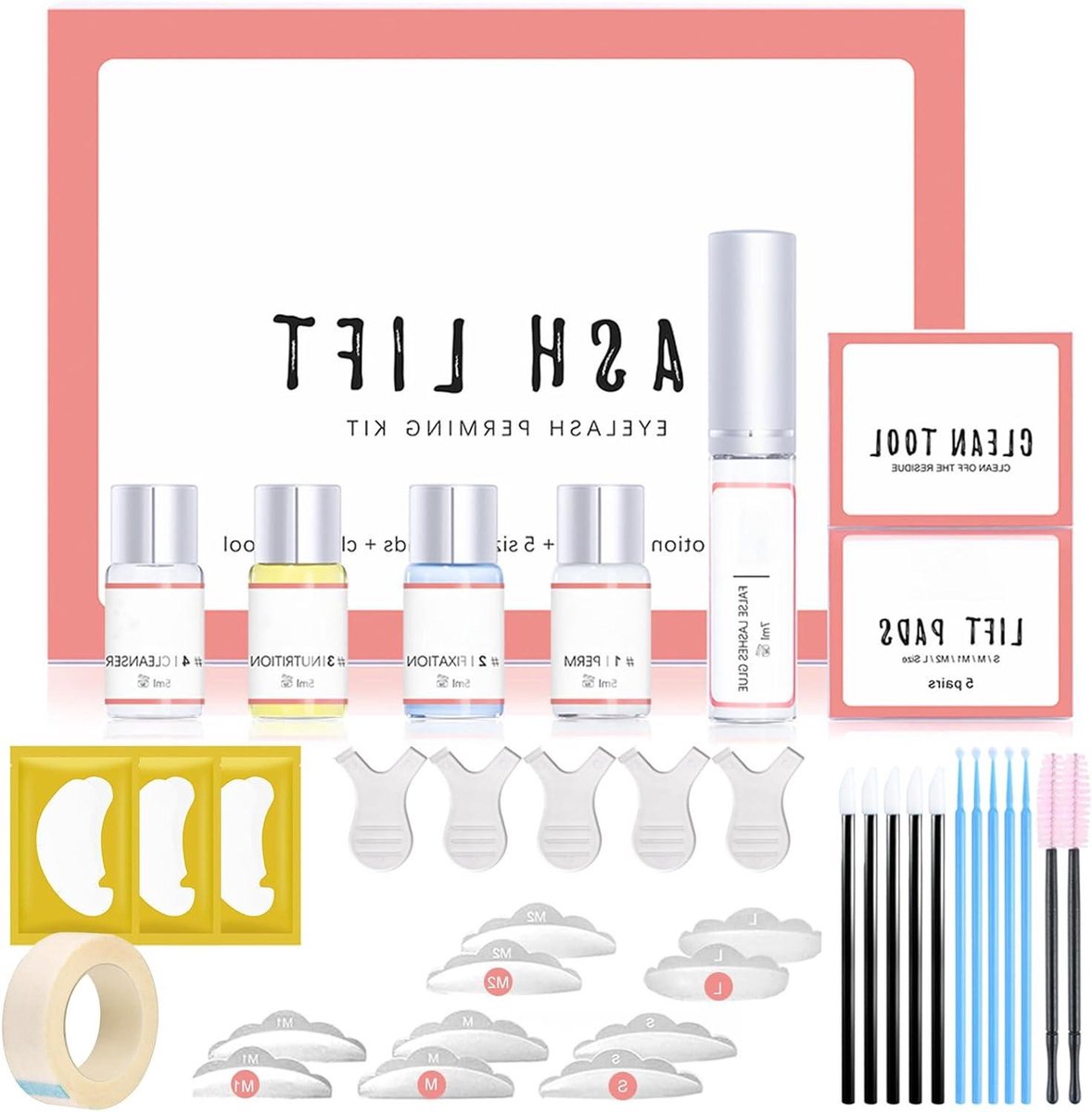 Wimperliftingset - Wimperkrul Kit - Natuurlijk Mooie Wimpers - Langdurig Resultaat - Complete Set - N.v.t.