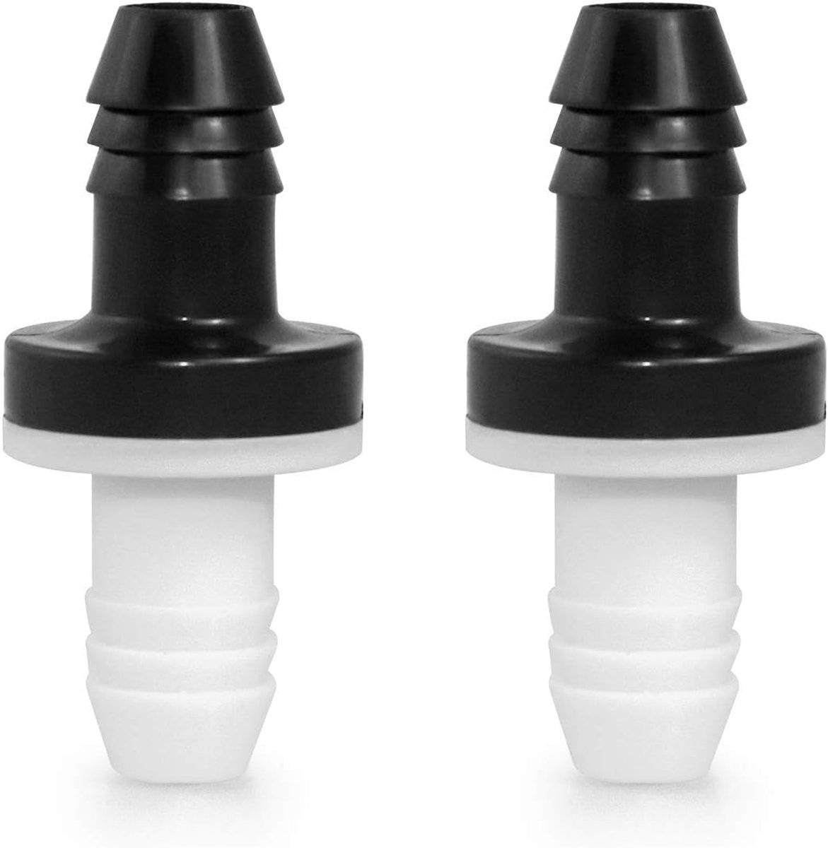 Terugslagklep 10mm ABS - 2 stuks - duurzaam en acid resistent - voorkomt terugstroming - SnelShoppen