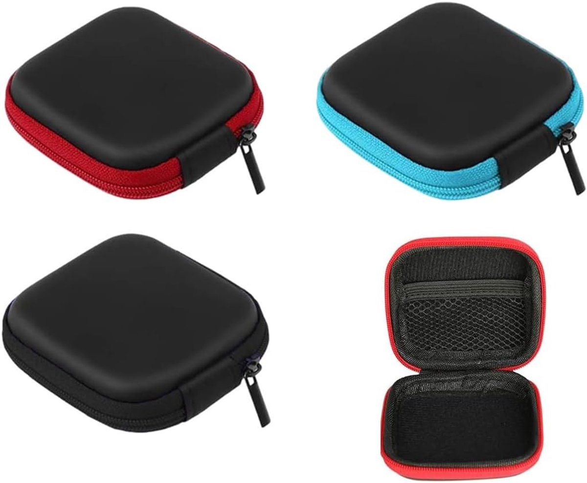 SnelShoppen - Cable Box Hoofdtelefoon Kabel Box Set 3 Stuks Opbergdoos Met Rits Mini Hoofdtelefoon Opbergdoos Multifunctionele Draagbare Tas Voor Mini