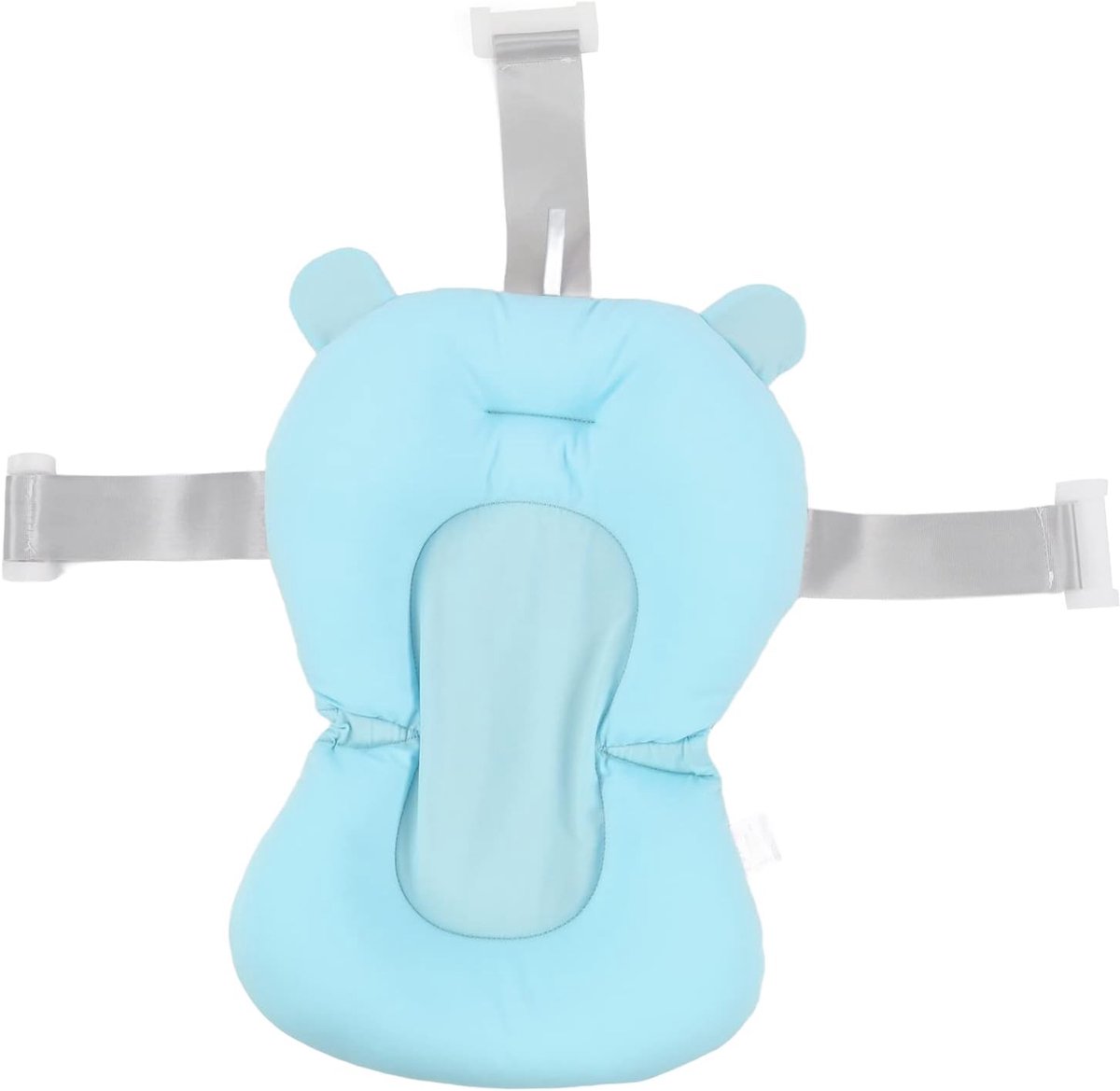 SnelShoppen - Baby Badkuip Zitkussen, Drijvend Veilig Vouwbaar Verstelbaar Baby Badzitje voor Pasgeborenen (Blauw) - Perfect voor Kinderen van 0 tot 1