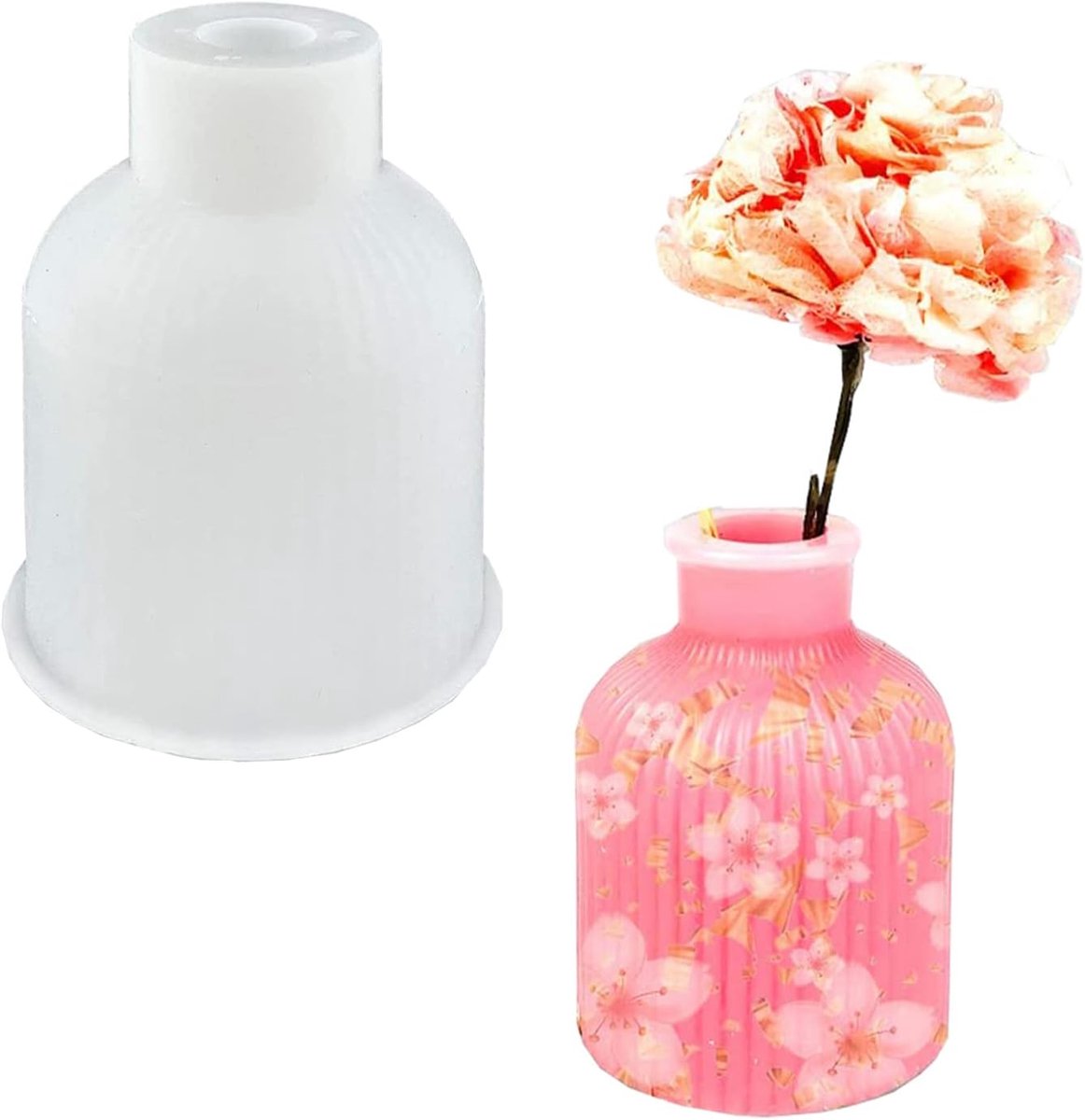JOYOLA Vase, Silicone Mould, Epoxy Resin, Molds, Flower Vase, Silicone Moulds, Vase, Mould, Resin, DIY for Making Pen - ShopVlot
