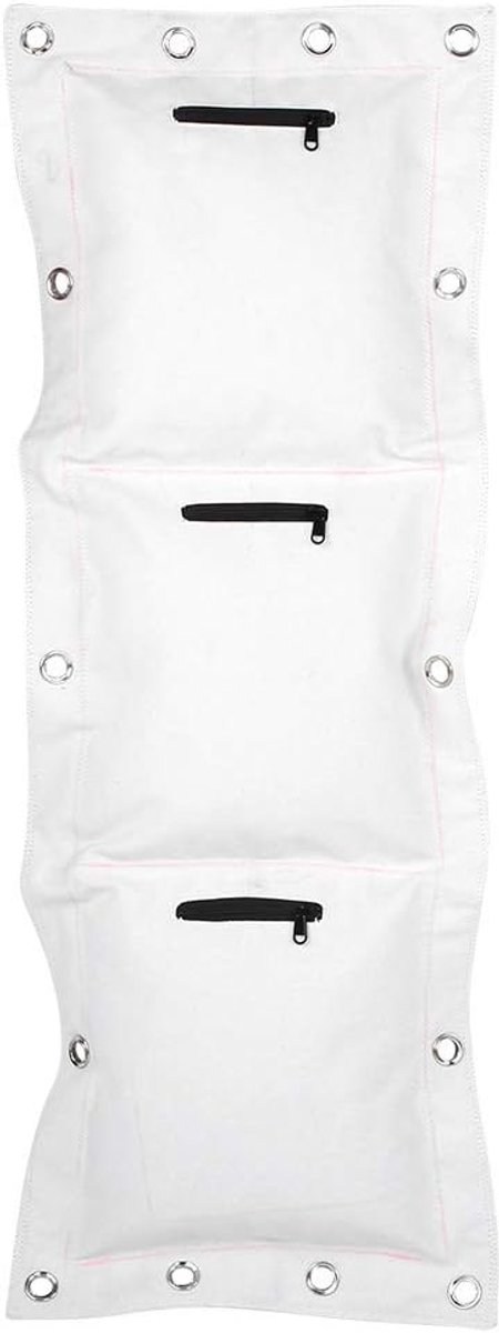 SnelShoppen - Sandbag voor Wing Chun, Lege Zandzak met Rits voor Boksen, Muay Thai, Canvas Kickboksen, Battle Bag, Drievoudige Zandzak voor Martial Ar