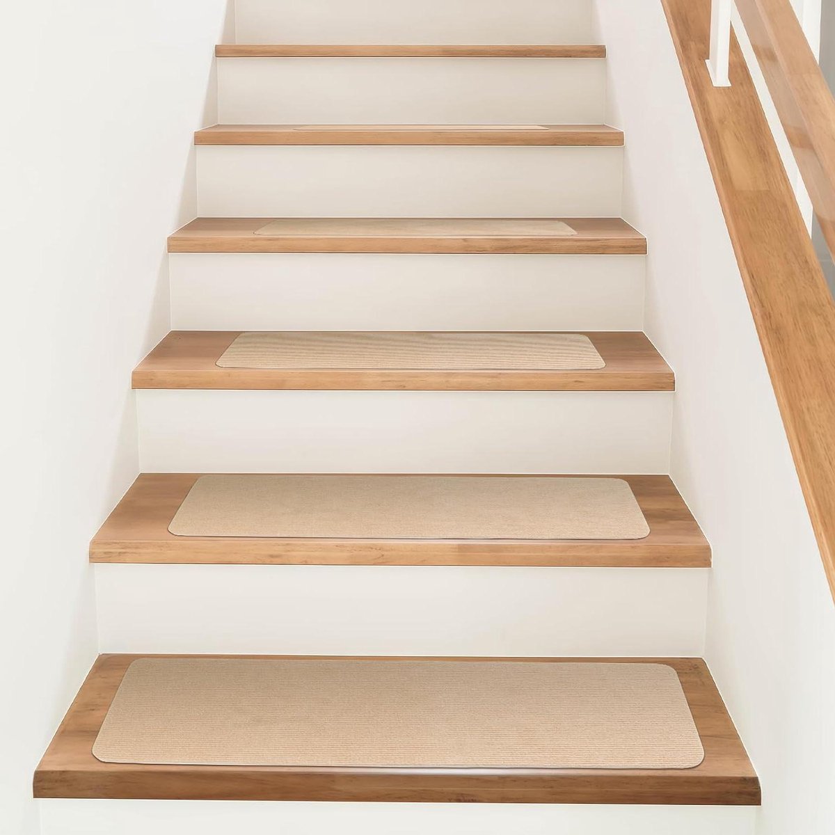Tapis pour escaliers - Antislip trede - Veilig lopen - Zelfklevend en wasbaar - 15 stuks 70x22 - Grijs