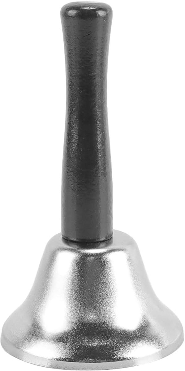 SnelShoppen - Classic Handbel 65mm - Servicebel - Tafelbel - Hoge Kwaliteit - Duidelijke Klank - Perfect voor Thuisgebruik en Horeca - Ideaal voor Din