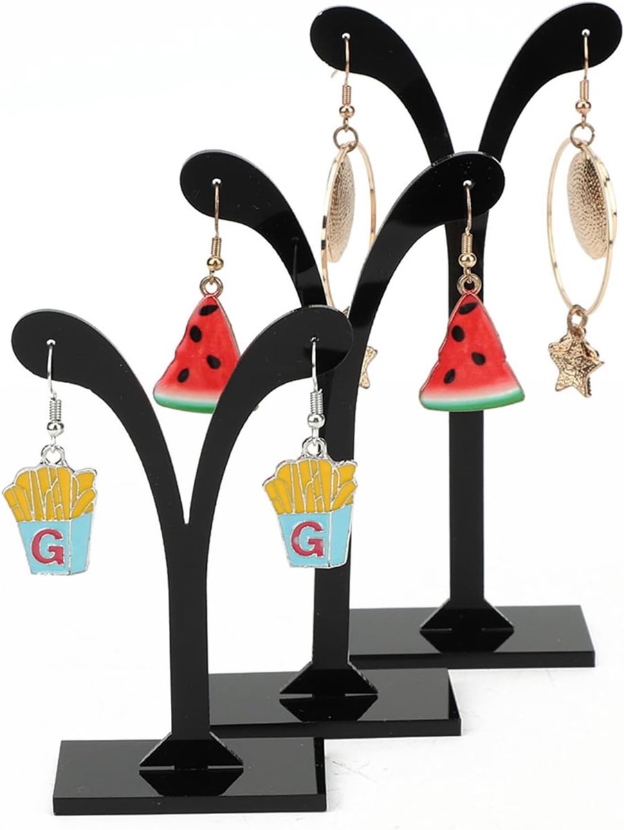 SnelShoppen - Acryl Oorbellenhouder, Hangende Sieraden Boom Oorbellen Display Stand met Vlinder en Takken voor Vrouwen Meisjes, Oorbellen, Kettingen,