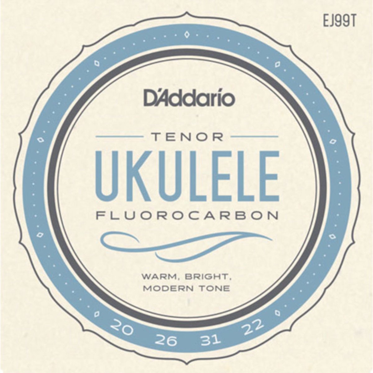 D'Addario EJ99T Fluorocarbon Tenor Ukulele Snaren (20-22) Hoge G