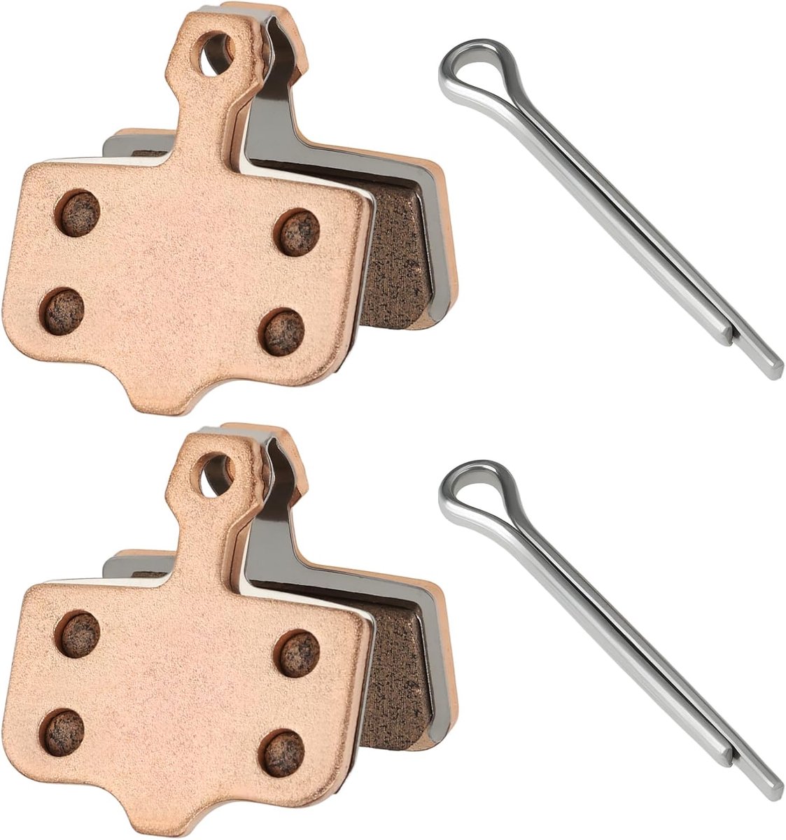 SnelShoppen - 2 Paar Sintered All Metal Schijfremblokjes 33x29,5x4mm Geschikt voor Avid Elixir 1/3/5/7/R/CR Disc Remmen