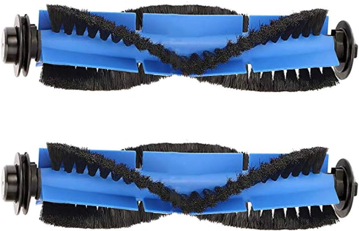 SnelShoppen - Robotstofzuiger Accessoires voor Eufy RoboVac 11S, 30, 30C, 15C - 8X Vervangende Onderdelen - Hoofborstel en Filters - Duurzaam Plastic