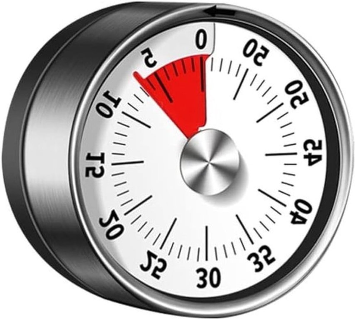 Mechanische en Magnetische Keuken Timer, Verstelbaar van 1 tot 60 Minuten, Ideaal voor Bakken, Koken en Barbecue