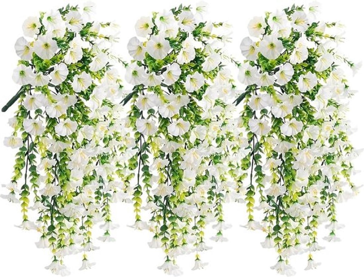 Kunstplanten voor Buiten, Set van 3, 75 cm, Weerbestendig, UV-bestendig, Perfect voor Tuin, Veranda en Muurdecoratie