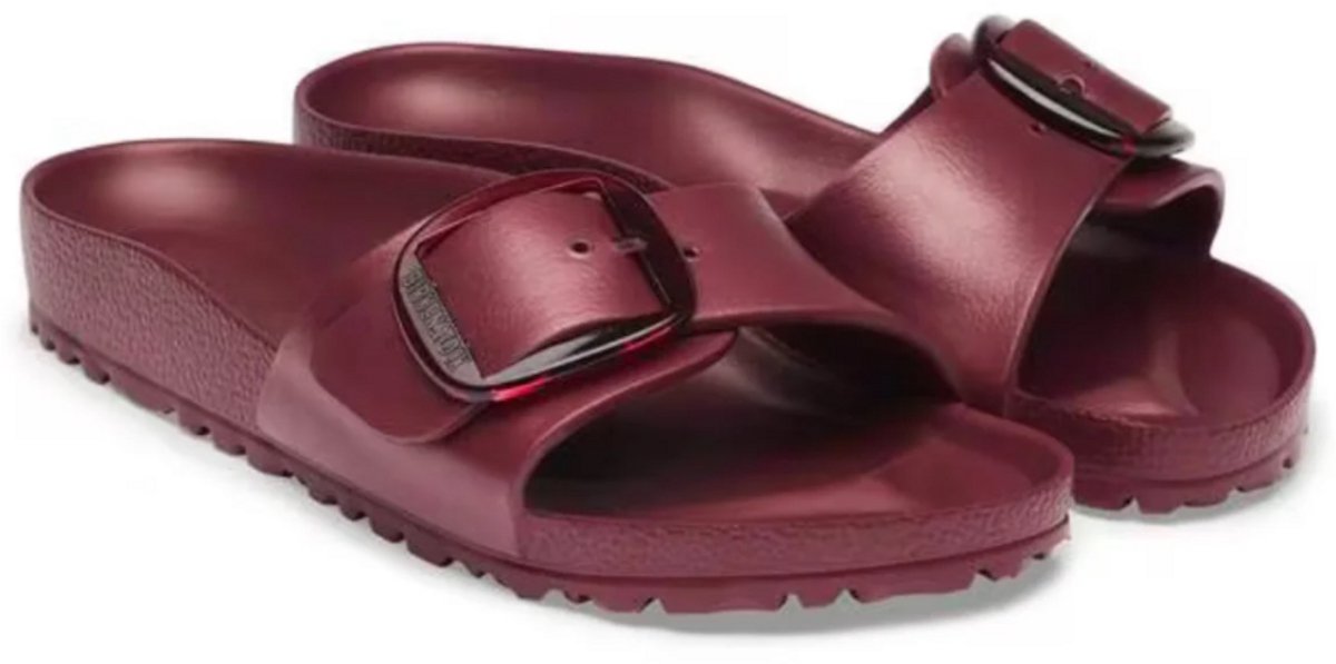 Birkenstock Slippers Madrid Big Buckle EVA 1033116 Zinfandel Bordeaux