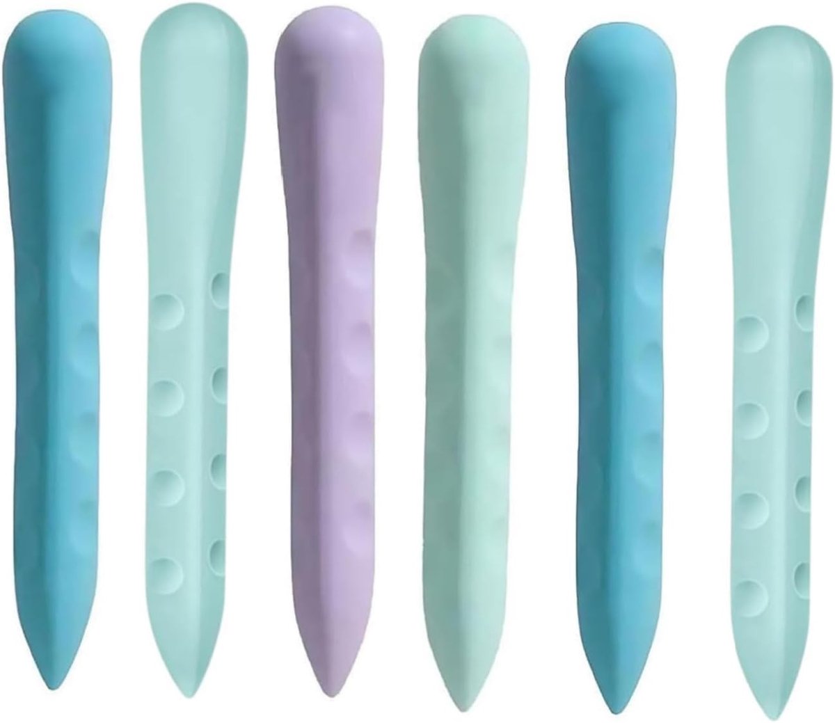 Pack of 6 Multicoloured Erasers, Universal Rubber Eraser, Triangular Eraser, for School, Sketching, Office, Drawing - ShopVlot