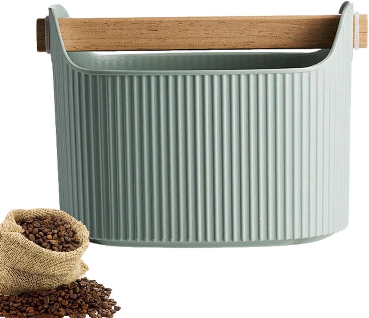 Koffie Knock Box - Koffie Afvalbak - Espresso Bereiden - Afneembare Klepsteel - 1300 ml - Groen