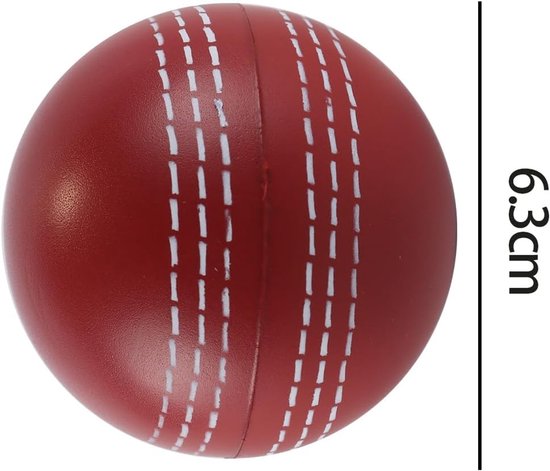 Oefen Cricket Stressbal voor Indoor en Outdoor Training op elk vaardigheidsniveau - PU Materiaal — afbeelding 3