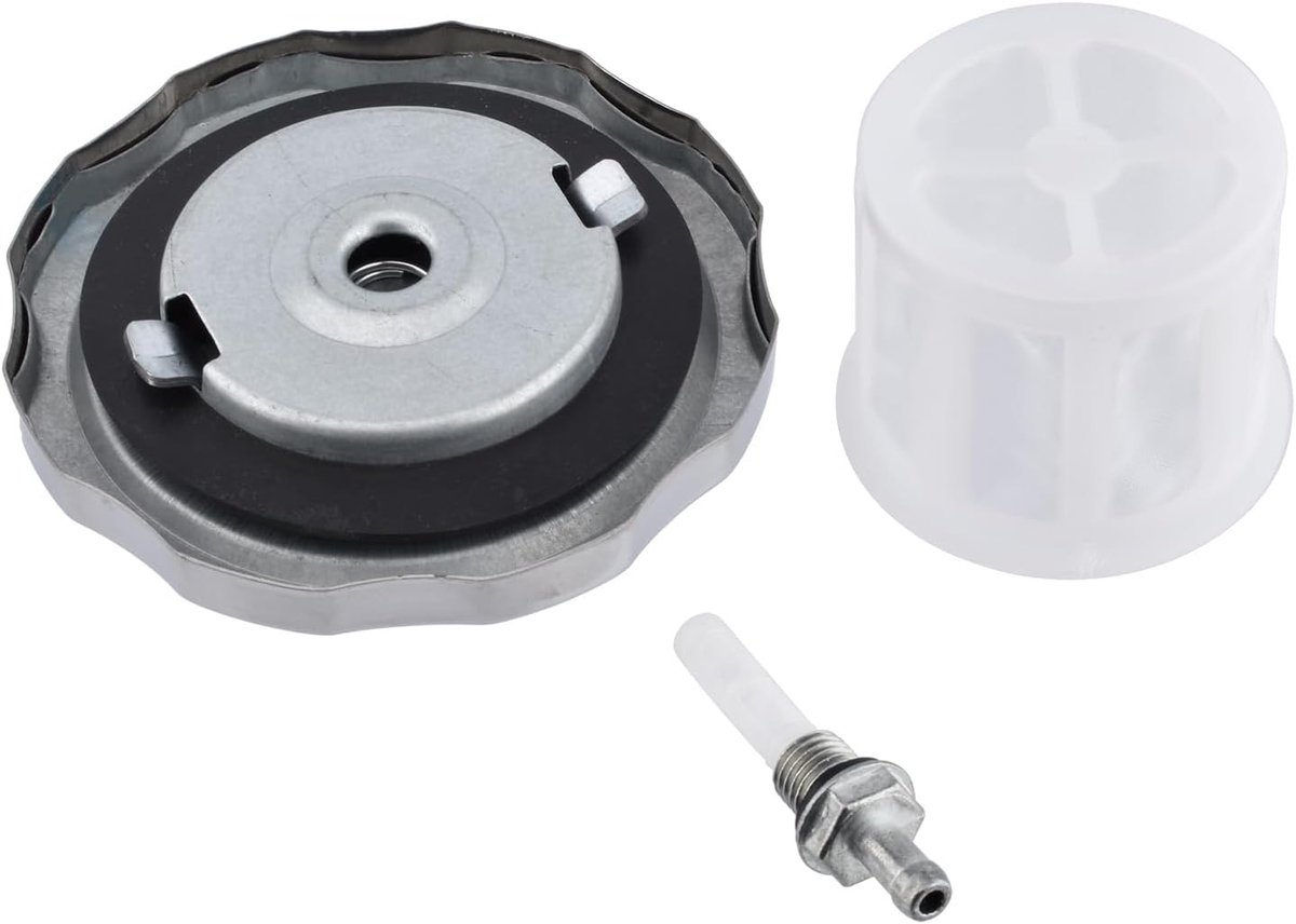 SnelShoppen - Brandstoftankdop en Filterset voor Generator Motoren - Compleet Set met Tankfilter, Joint Filter en Dop voor Honda GX270, GX340, GX390 -