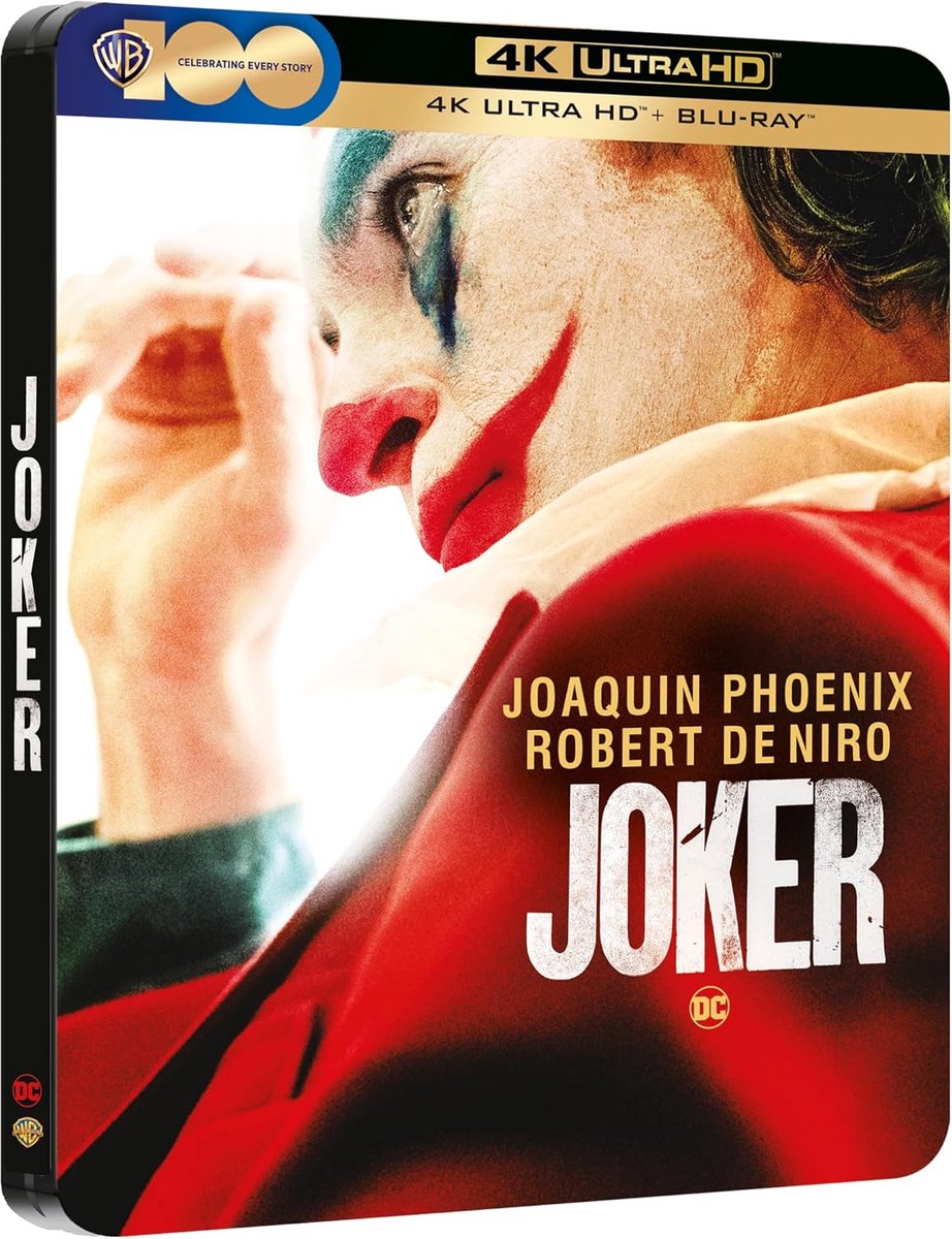 SnelShoppen - JOKER STEELBOOK Ultra HD 4K Film - Nederlands - Hoogwaardige Beeldkwaliteit - Perfect voor Filmavonden en Cadeaus