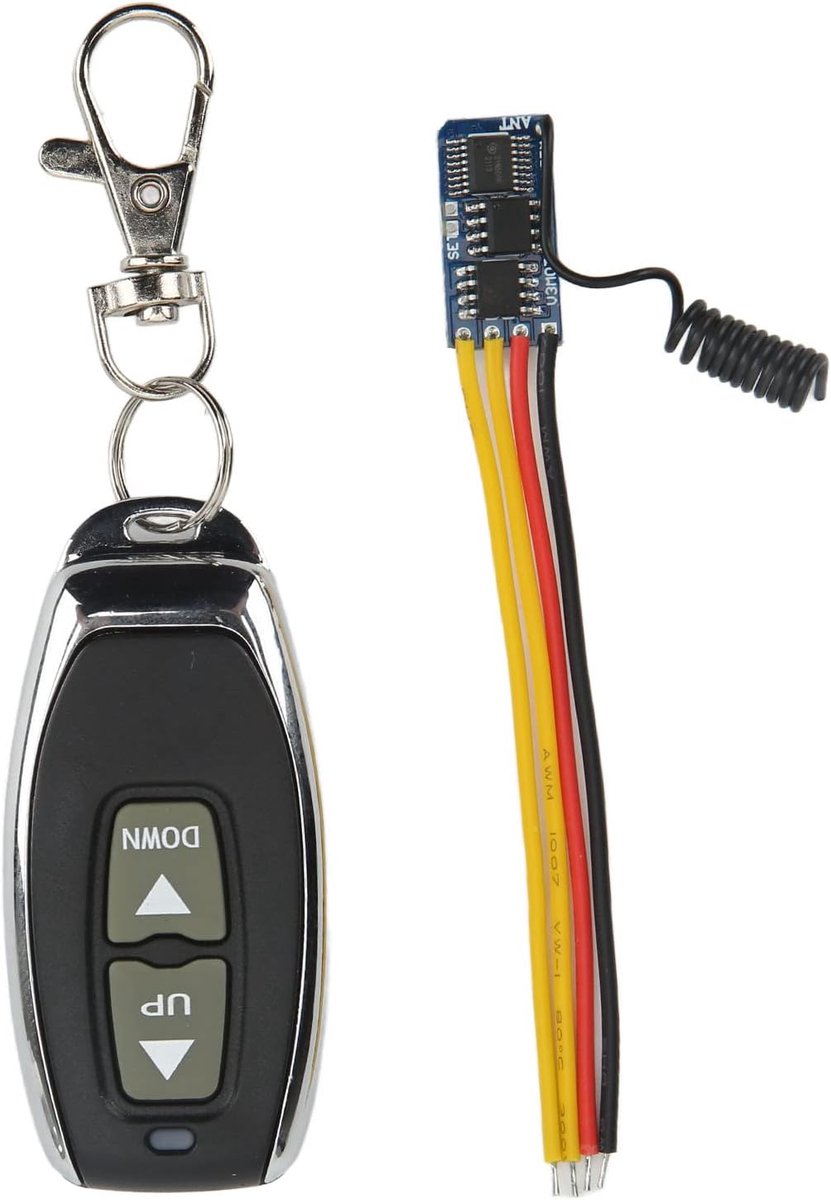 SnelShoppen - Mini Draadloze Afstandsbediening Schakelaar voor Micro Motor, Hoge Gevoeligheid, Digitale Relay Schakelaar, Perfect voor Tuin, Keuken en