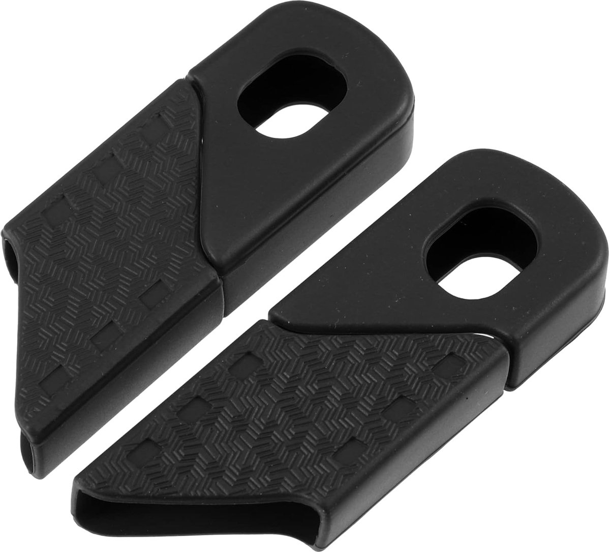 A ABSOPRO 1 Pair Silicone Bicycle Crank Boat Protectors Black - ShopVlot