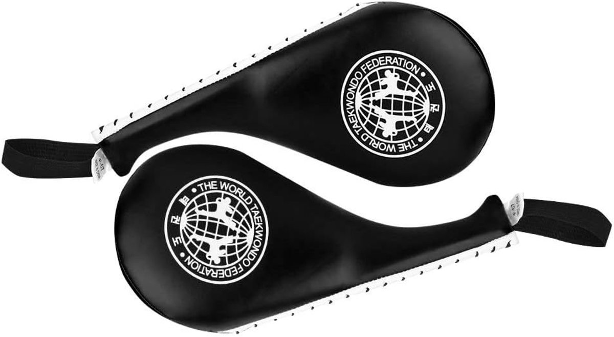 Kick Kussens Set van 2 - Voor Taekwondo, Karate & Kickboksen - Duurzaam PU Leer